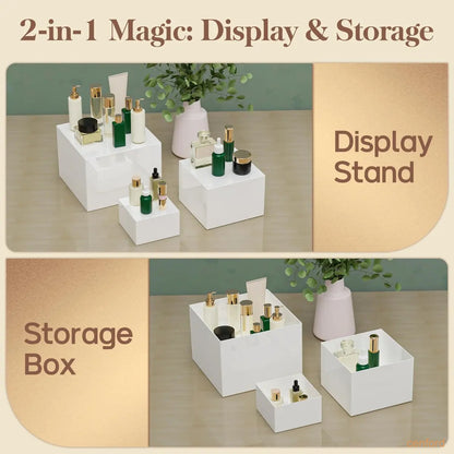 6-piece buffet table riser for food display